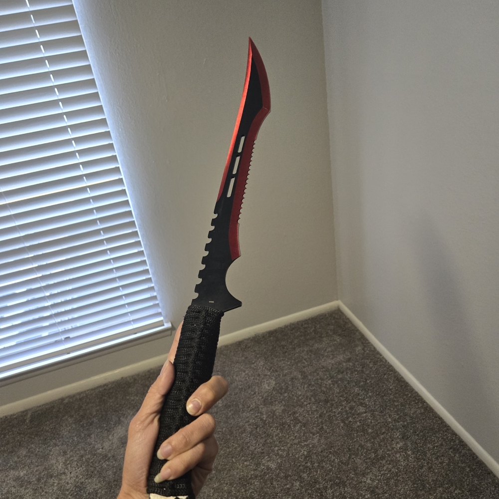 Snake Eye Tactical Fantasy-Machete Outdoors-Camping (Red)